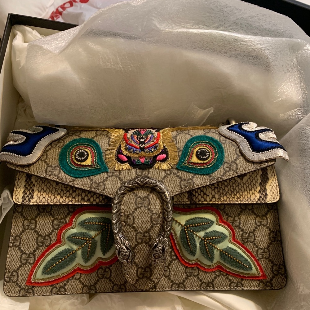 Gucci Dionysus Embroidered Small Shoulder Bag - Picture 6 of 6